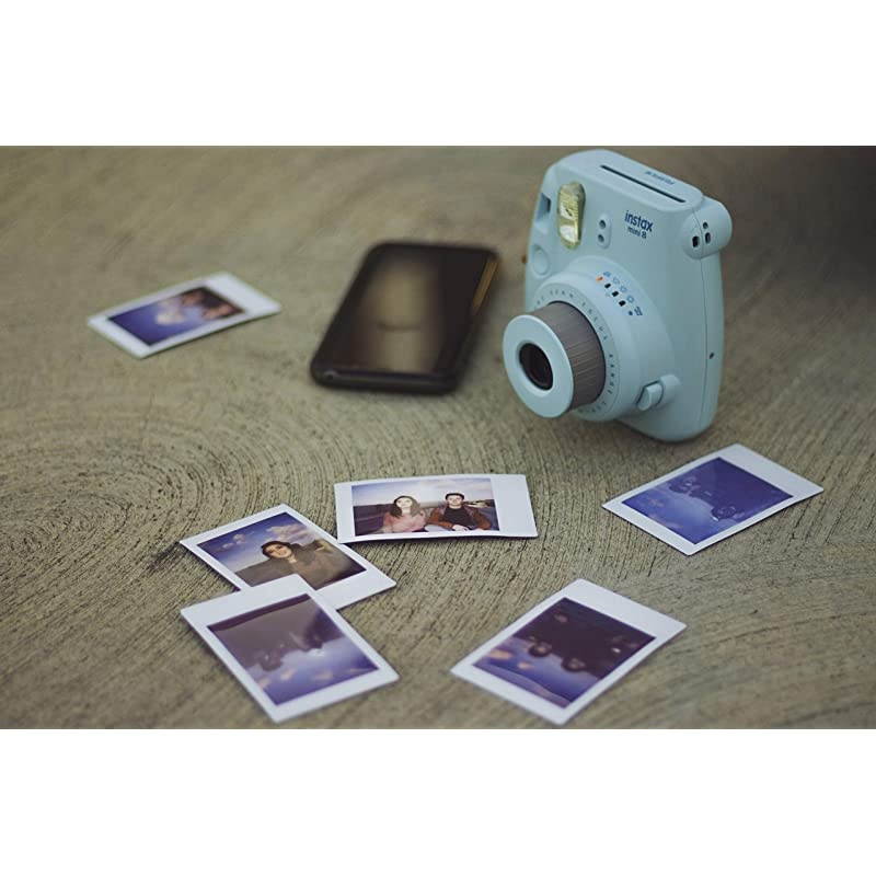 instax mini 9 Instant Film Camera (Flamingo Pink) +  Instax Mini Twin Pack Instant Film (80 Shots) + Camera Case + AA Batteries + Accessory Bundle