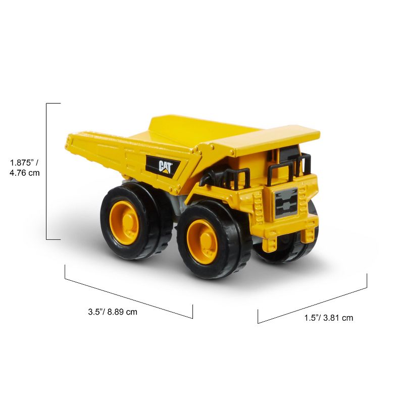 CAT Metal 3pk Concrete Mixer/ Dump Truck and Grader