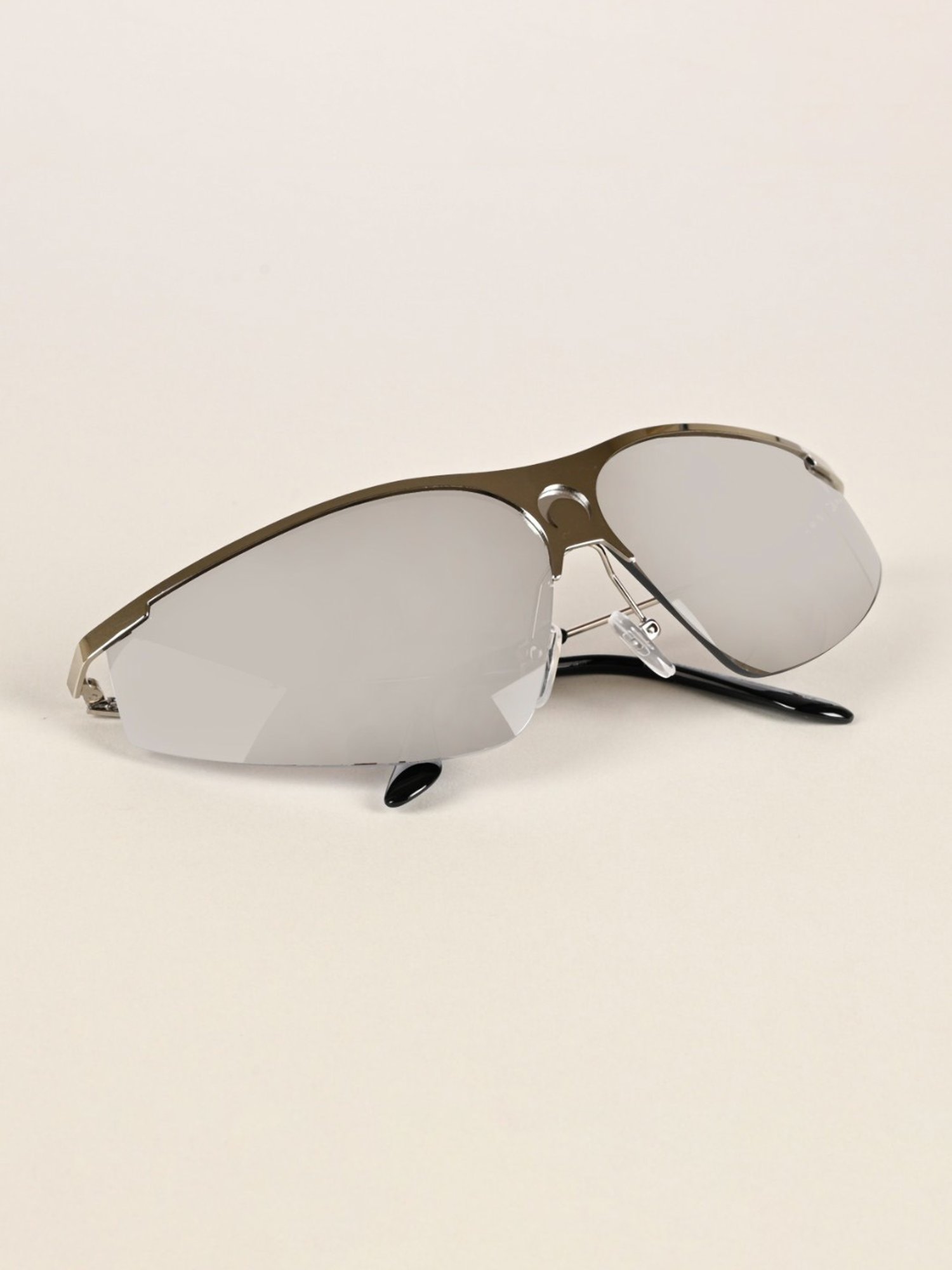 Voyage Grey Wraparound UV Protection Unisex Sunglasses