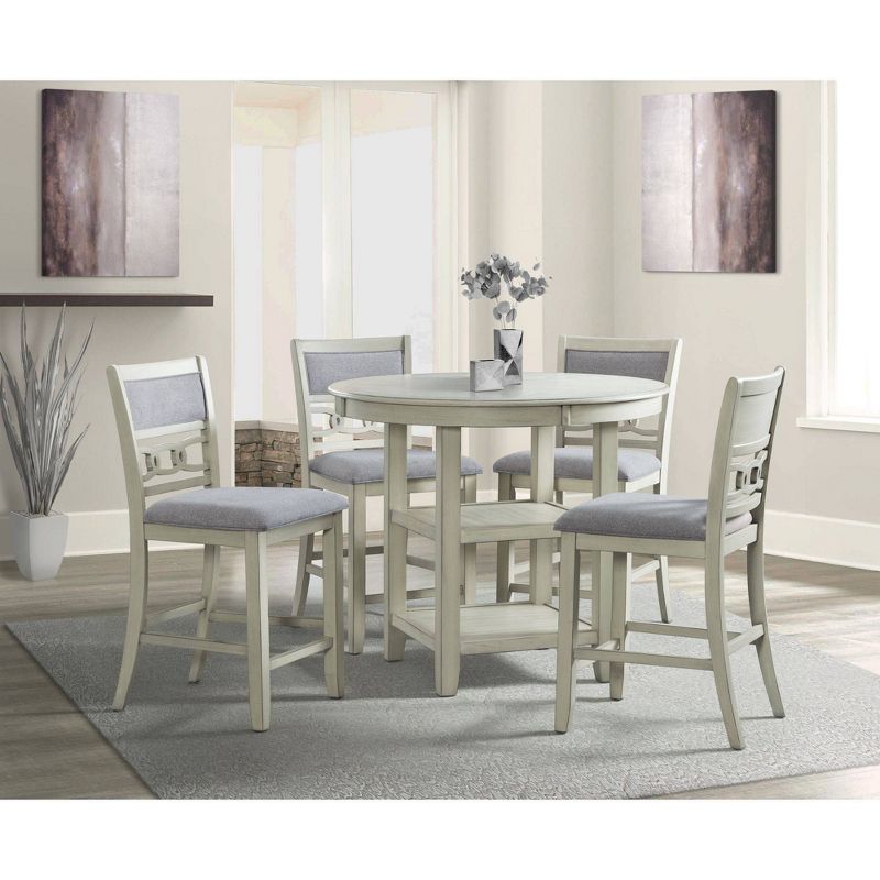 5pc Taylor Counter Height Dining Set Beige - Picket House Furnishings