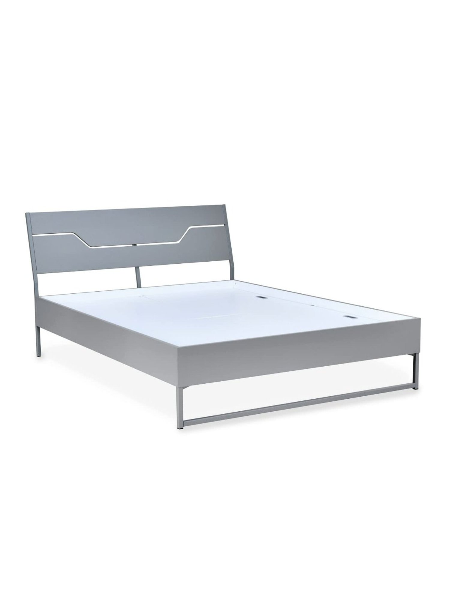 Doctor Dreams by Nilkamal Grey Metal Queen Grande Bed