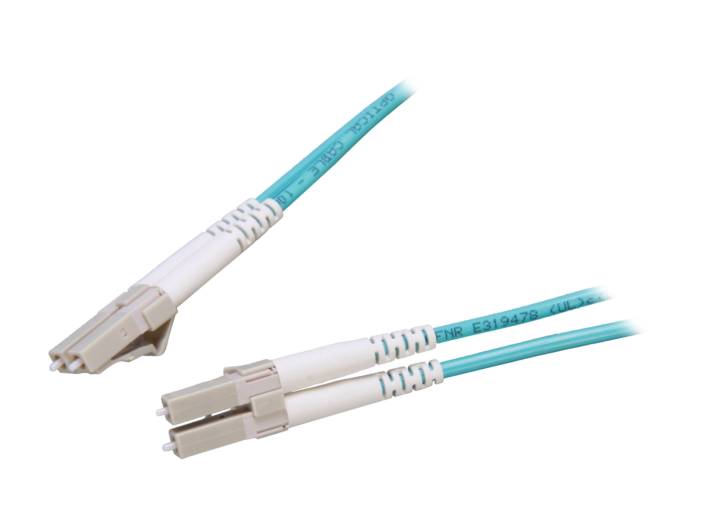 Link Depot FOM5A-LCLC-15 49.21ft.(15m) 10 Gb  Multimode 50/125 Duplex LSZH Fiber Patch Cable