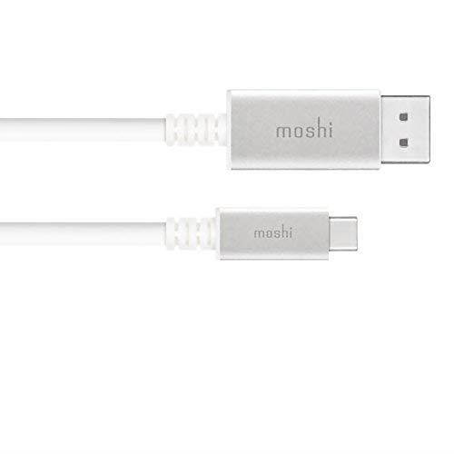 Moshi USB-C to DisplayPort Cable 1.5m/5ft, Support 5K@60 Hz, 4K HDR, Bi-Directional, VESA Certified, Aluminum Housing, Thunderbolt 3 Compatible