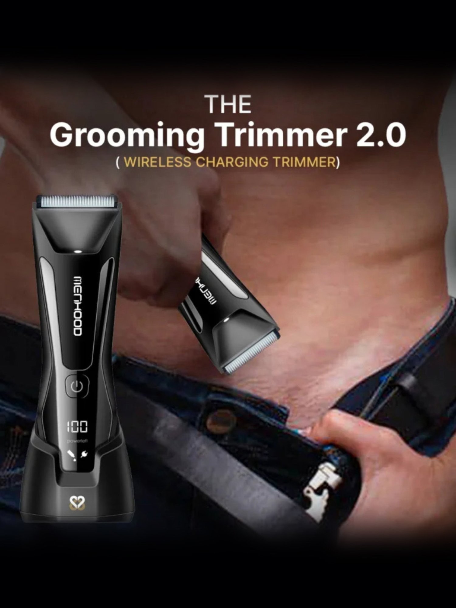 MENHOOD Essential Package 2.0, Trimmer, Pre-Trim Gel, Ball Shower Gel, Razor, Man-Cure Kit & More