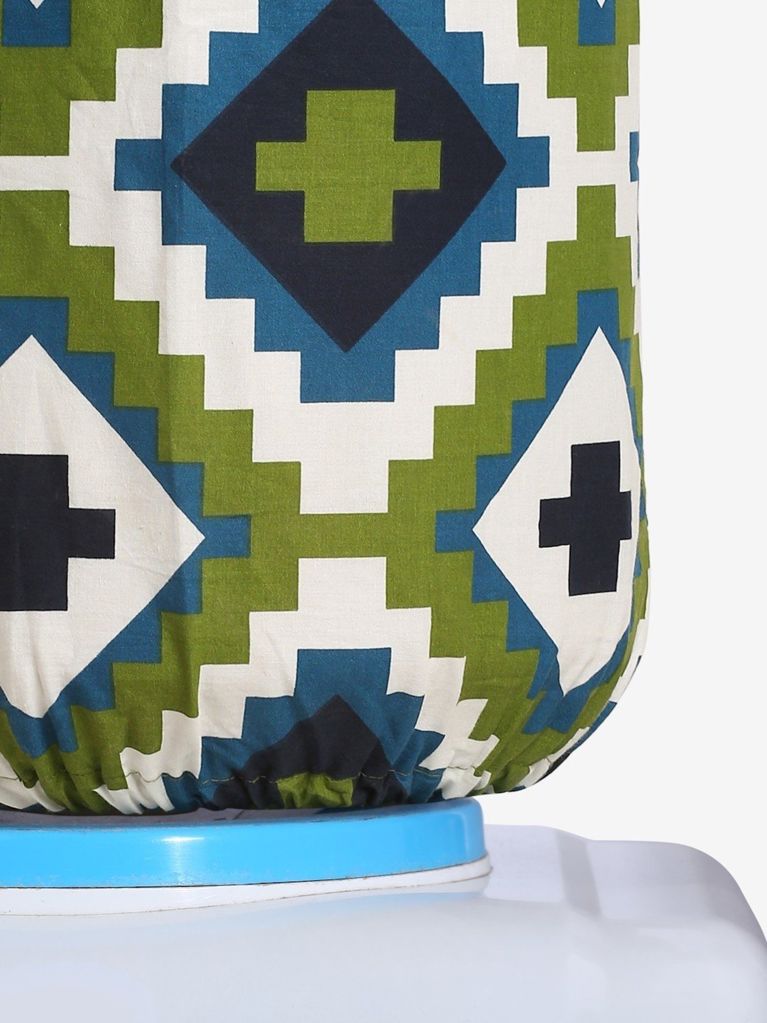 Swayam Printed Multicolor Cotton Water Bottle Cover for 20 Liter Jar