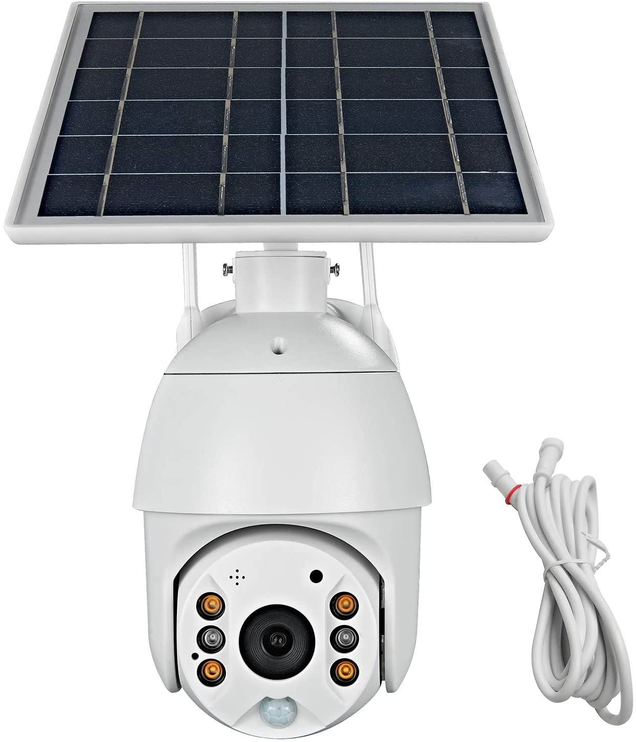LOOSAFE SAF10 Outdoor Security Camera with Solar Power Wireless WiFi 6.5ft Extension Cable and Bracket