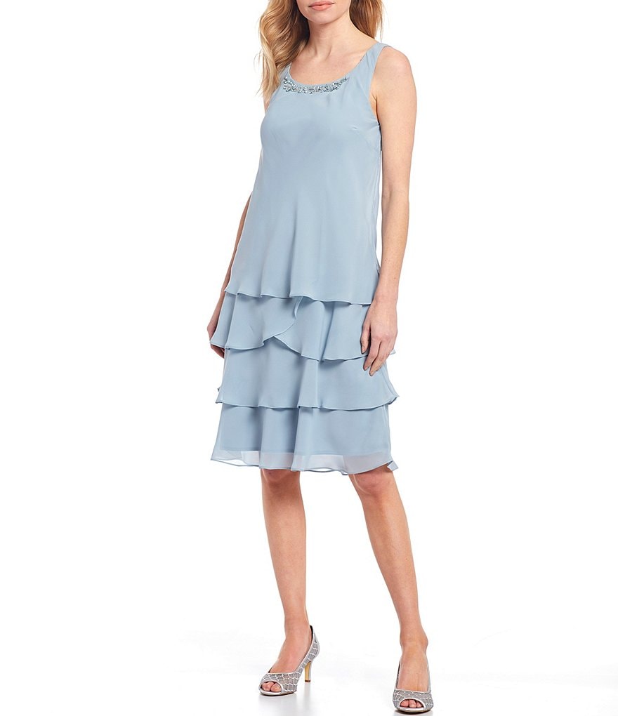 Le Bos 3-Piece Embroidered Trim Duster Pant Set