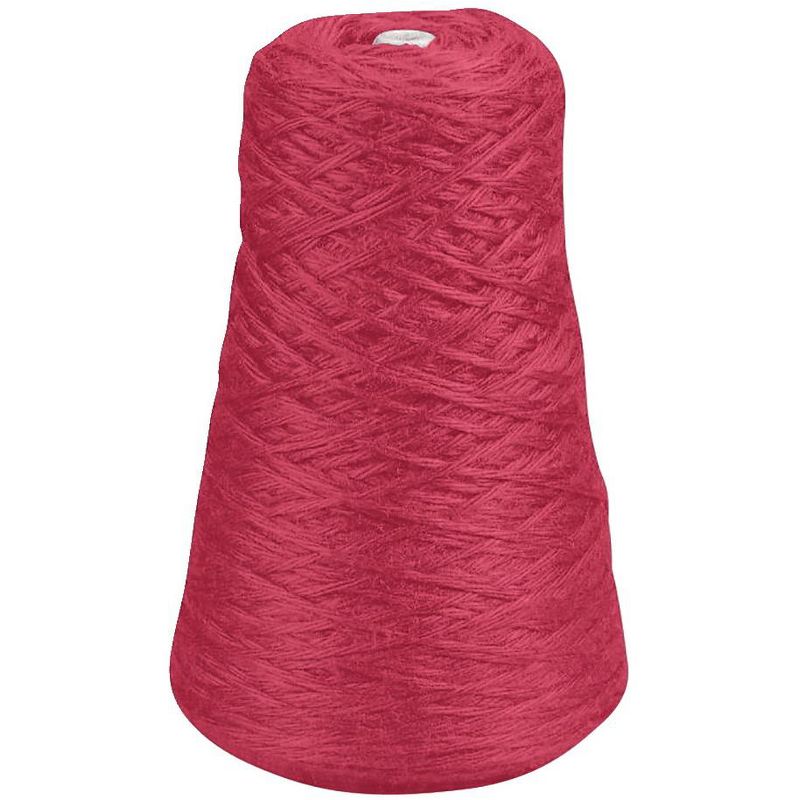 Trait Tex Acrylic 4-Ply Double-Weight Yarn Refill Cone, 315 yd Dispenser Box, Red, 8 oz Cone