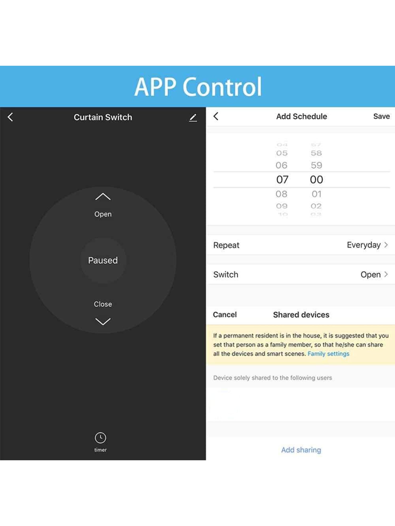 Teqooz Smart Wi-Fi plus Bluetooth Touch Switch (White)
