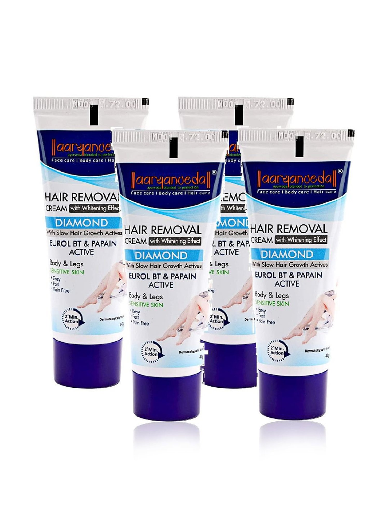 Aryanveda Diamond Hair Removal Cream (Pack of 4)