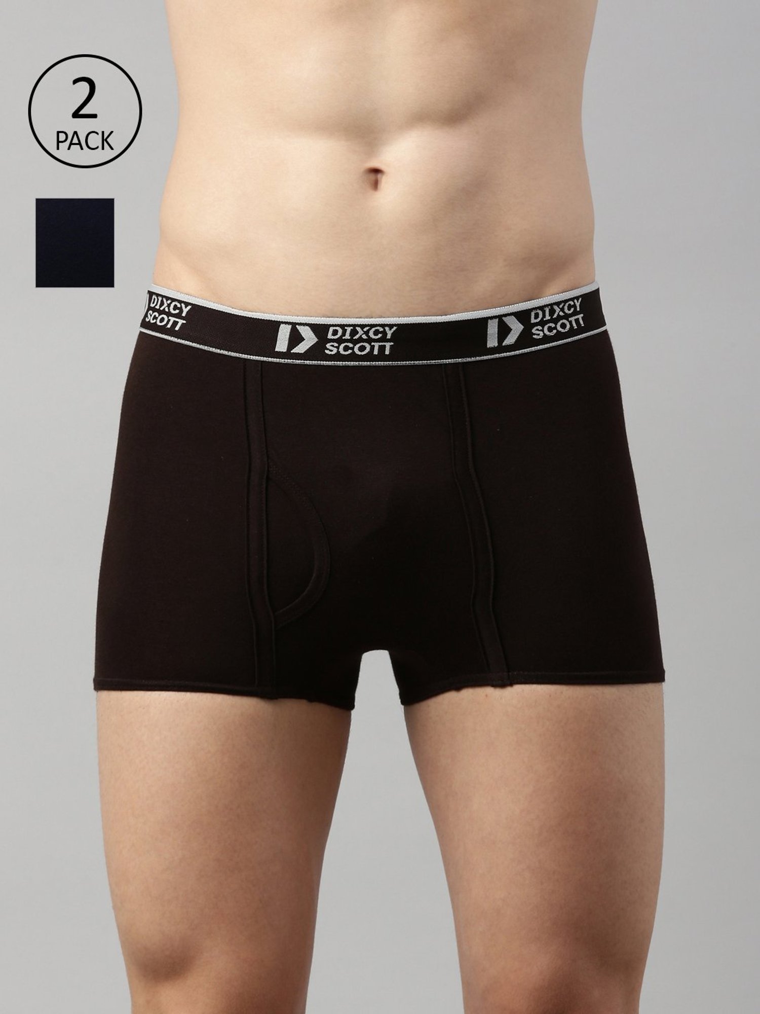Dixcy Scott Originals Assorted Regular Fit Trunks-Pack of 2