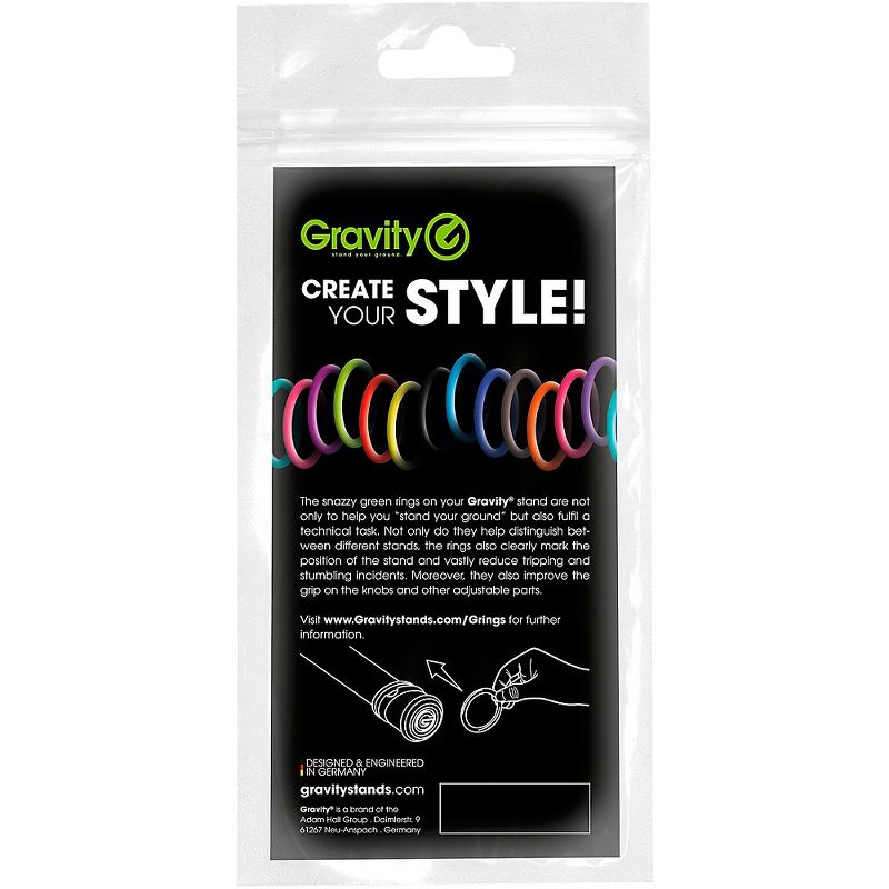 Gravity Stands Universal Gravity Ring Pack - Concrete Grey