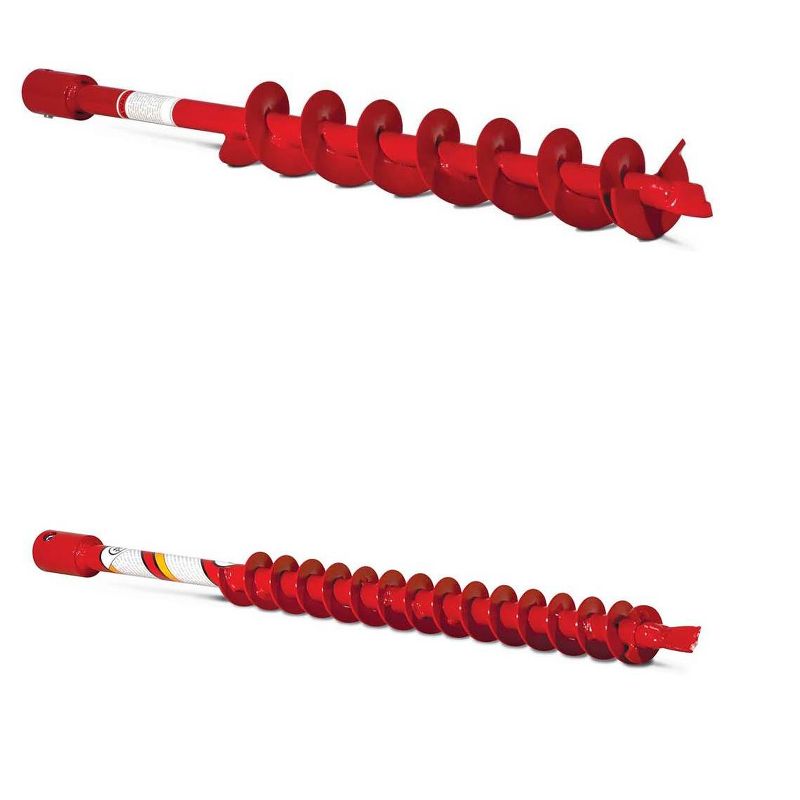 Earthquake 3-Inch Fishtail Point Earth Auger Bit & Earthquake 2-Inch Auger Bit