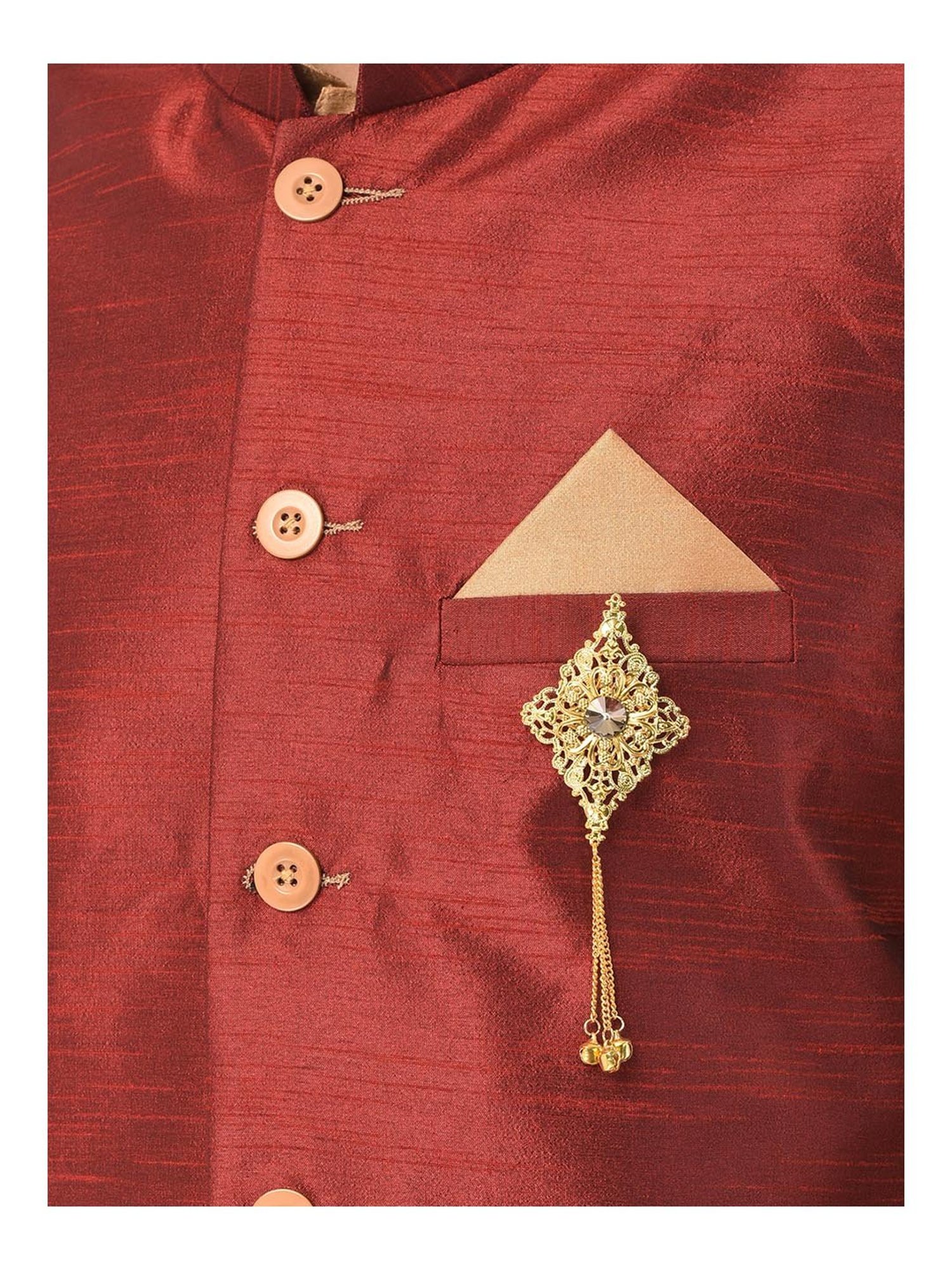 SG LEMAN Beige Kurta Bottom & Jacket Set