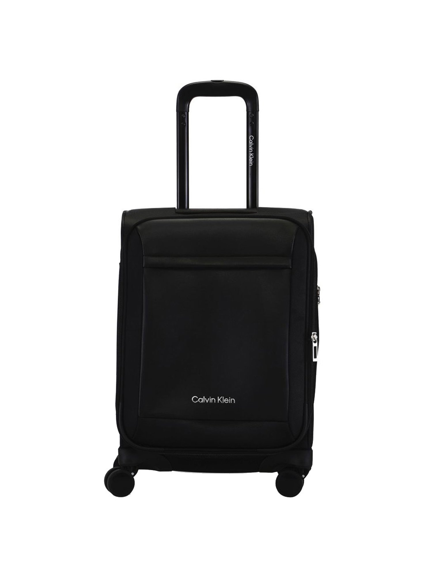 Calvin Klein Escape Black Solid Soft Cabin Trolley Bag - 54 Cms
