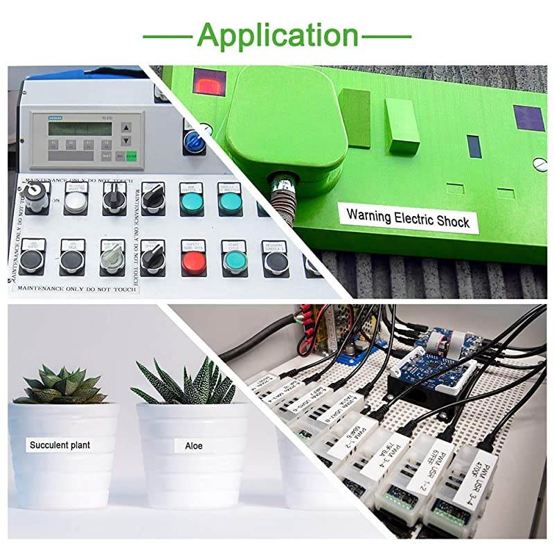 Compatible Label Tape Replacement for Brother P Touch Label Maker Tape, TZe-231 Tape 12mm 0.47 Inch Laminated White TZe231 TZ231 for PT-D200 PT-D210 PT-D400 Label Maker, 26.2 Feet, 4-Pack