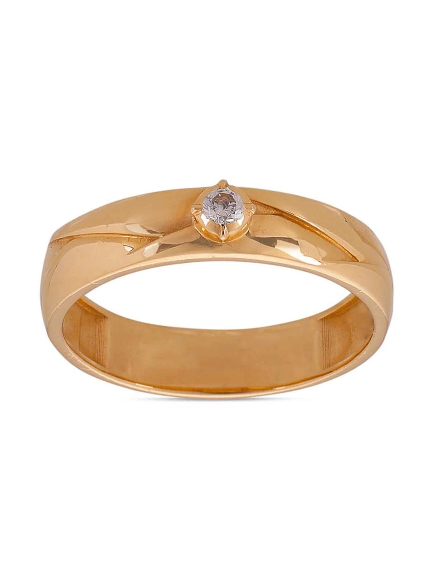 CKC Luxe Gold Band Ring for Men