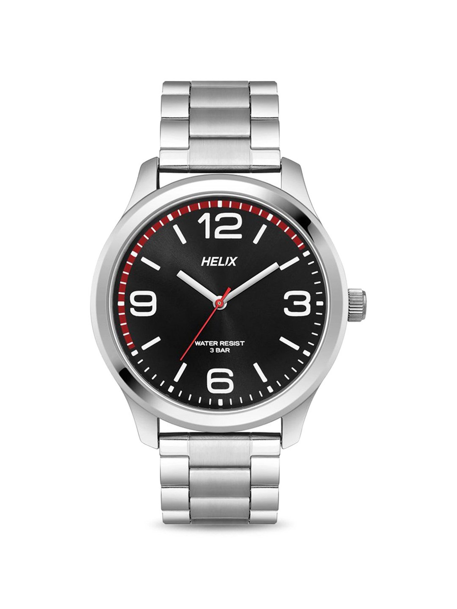 Helix By Timex Blue Round Dial Analog Stainless Steel Men Watch - TW043HG14