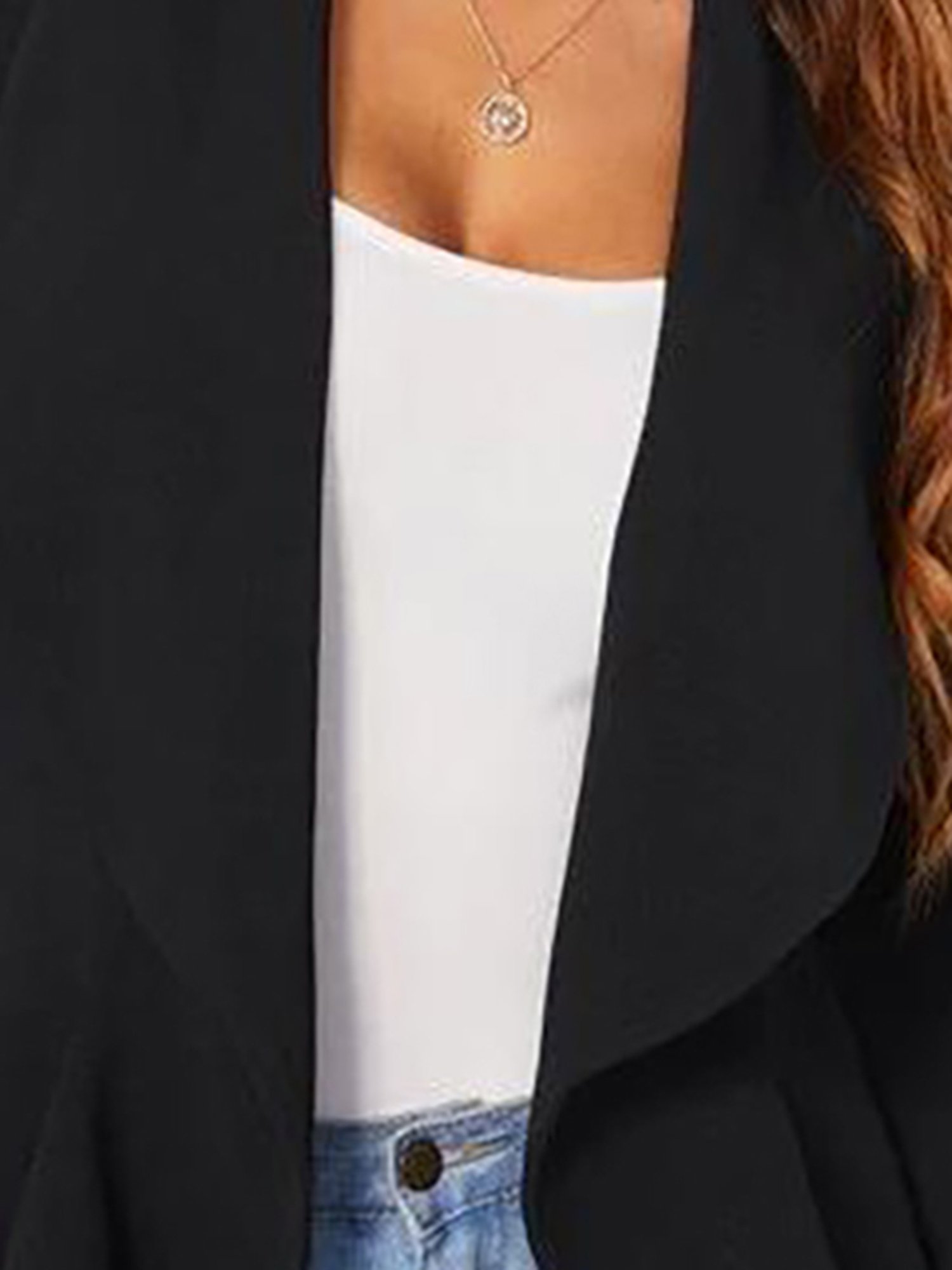 Kotty Black Regular Fit Blazer