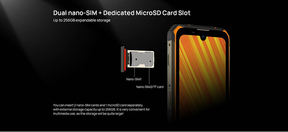 DOOGEE S59 Pro Unlocked Rugged Smartphone 10050mAh Battery 4GB + 128GB Unlocked Cell Phones 2W Loud Speaker 16MP Camera Android 10 5.71" Screen Helio P22 Waterproof Phone Face Fingerprint Unlocking