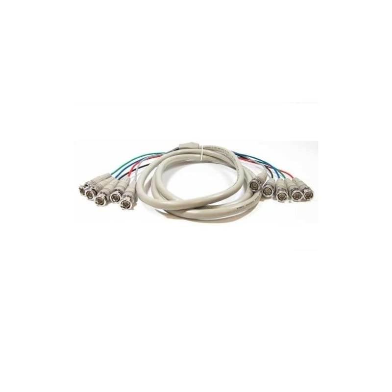 25Ft (25 Feet) 5-BNC to 5-BNC Male/Male RGBHV High Resolution Video Cable