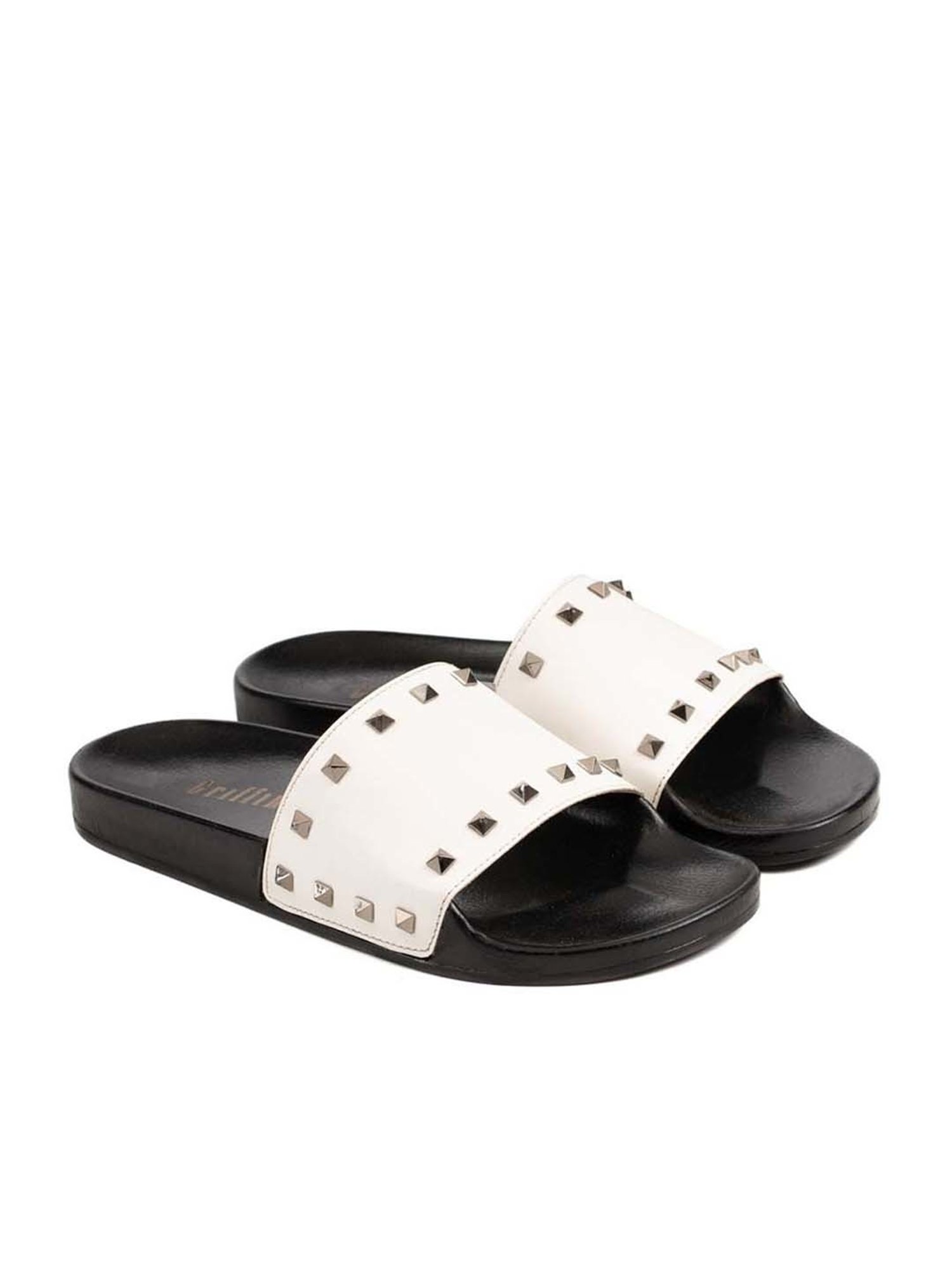 Griffin Men's White Slides