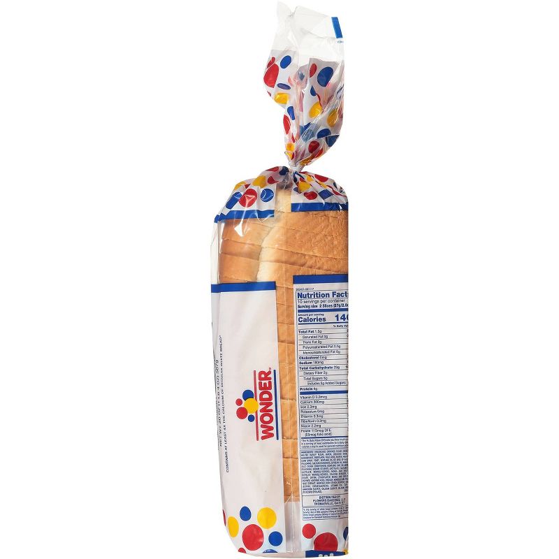 Wonder Round Top White Sliced Bread - 20oz