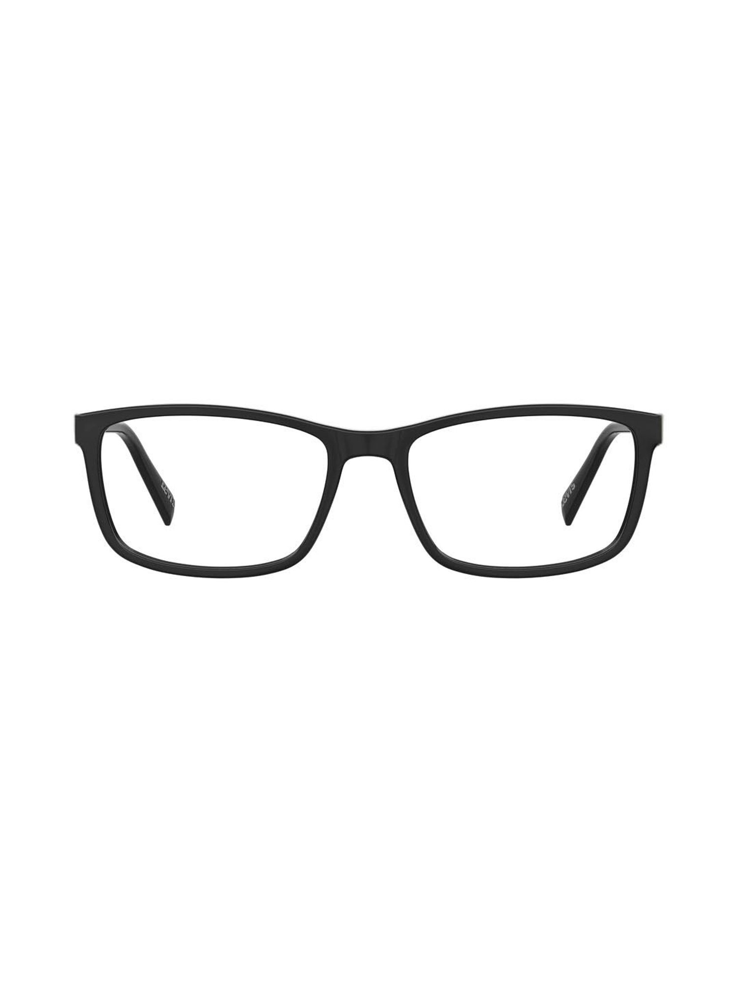 Levi's Black Rectangular Eye Frames for Men