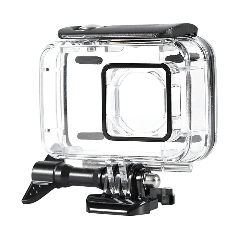 Waterproof Camera Case, Underwater 45m Waterproof Protective Underwater Housing Case for Yi 2 Yi 4k Sports Camera(Black)