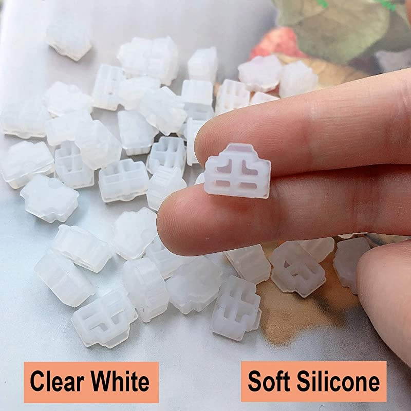 Ethernet Hub Port RJ45 Anti Dust Cover Cap Protector Plug (50PCS/White)