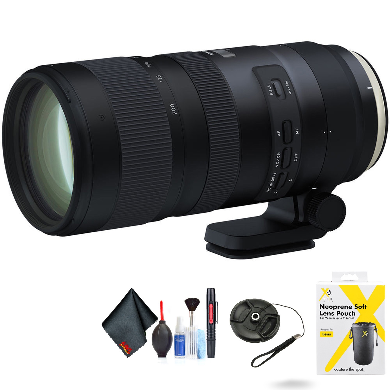 Tamron SP 70-200mm f/2.8 Di VC USD G2 Lens for Canon EF for Canon EF Mount + Accessories (International Model with 2 Yea