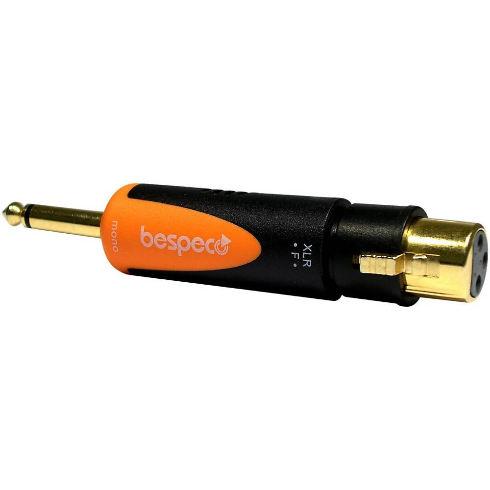 Bespeco SLAD500  1/4" Male to XLR Female 24K Gold-Plated Adapter