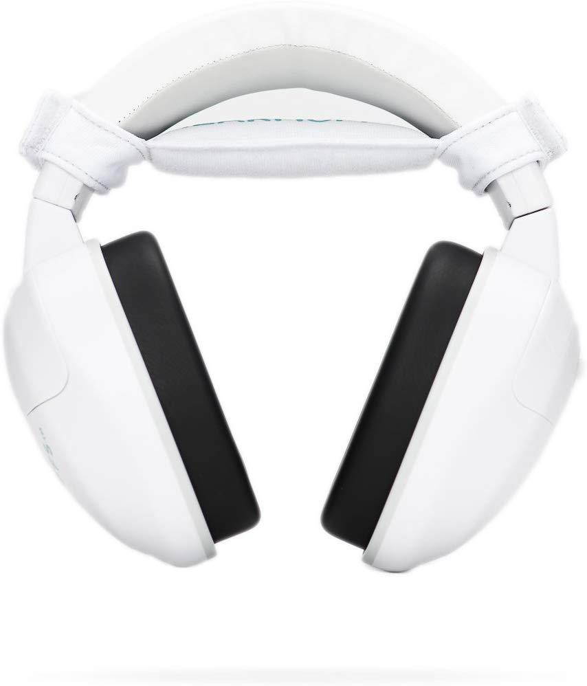 Lucid Audio HearMuffs Baby Hearing Protection (Over-The-Ear Sound Protection Ear Muffs Infant/Toddler/Child), One Size, White