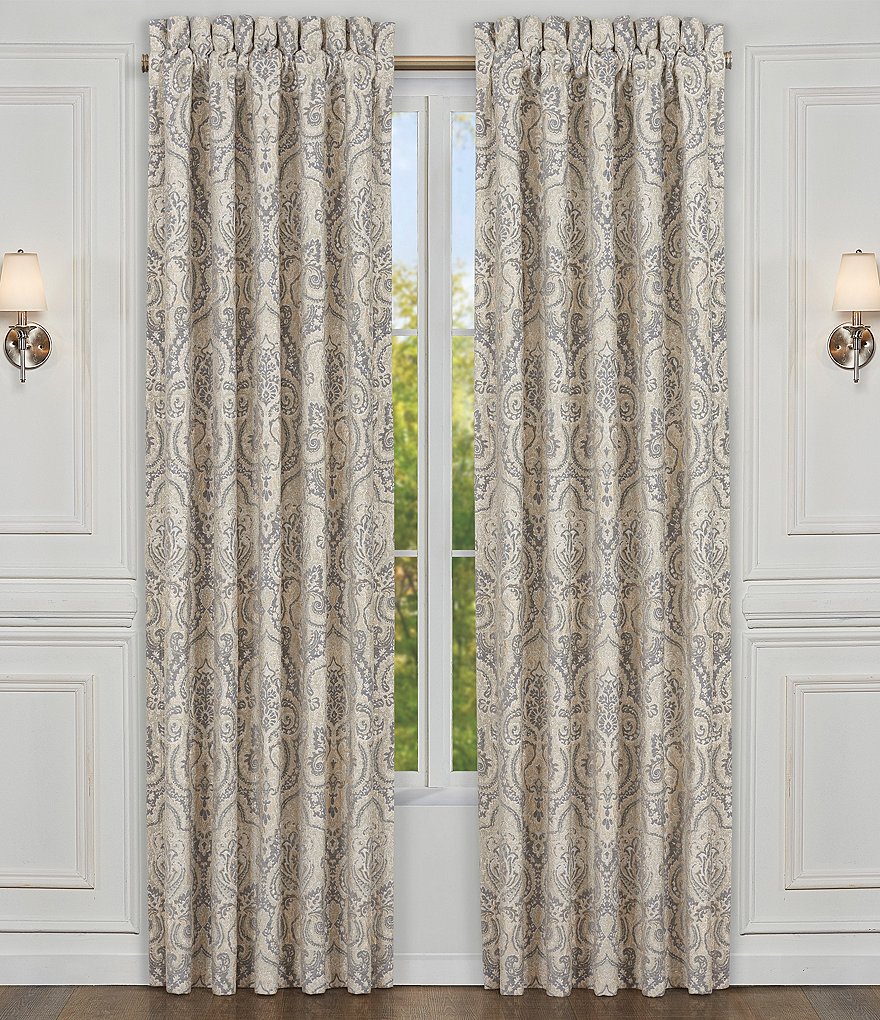 84"x52" Gaultier Blackout Curtain Blue - Beautyrest