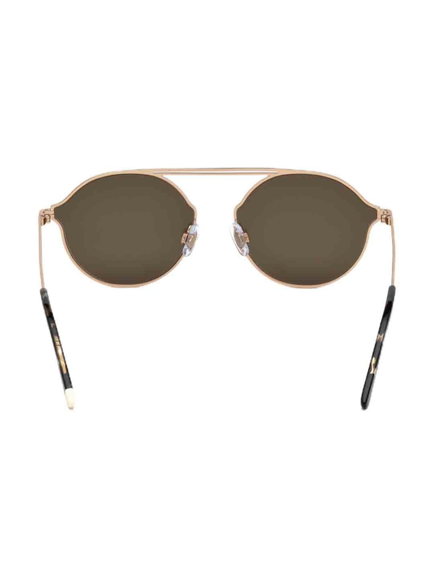 Web Eyewear Brown Pilot Unisex Sunglasses Designed in Italy