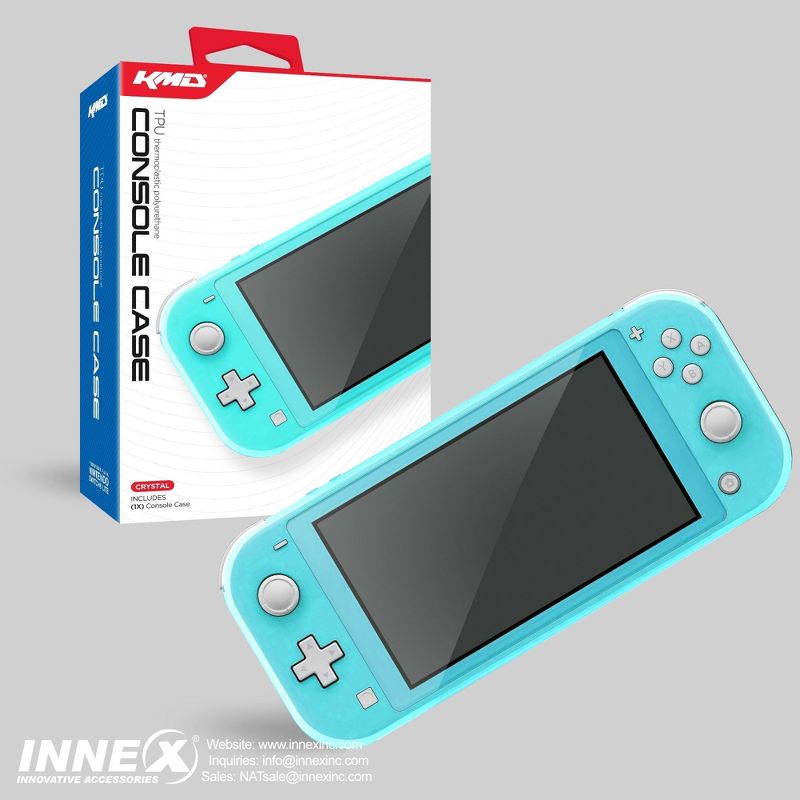 KMD Protective TPU Case Compatible with Nintendo Switch Lite, Clear