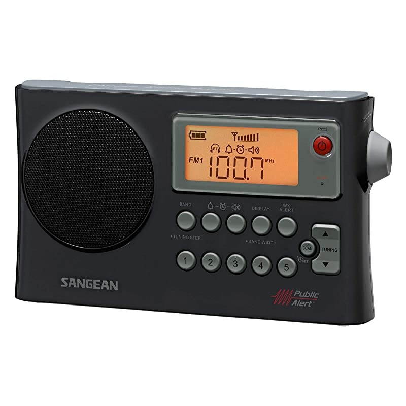 PR-D4W AM/FM Weather Alert Portable Radio with Bandwidth Narrowing, AM Auto Tracking
