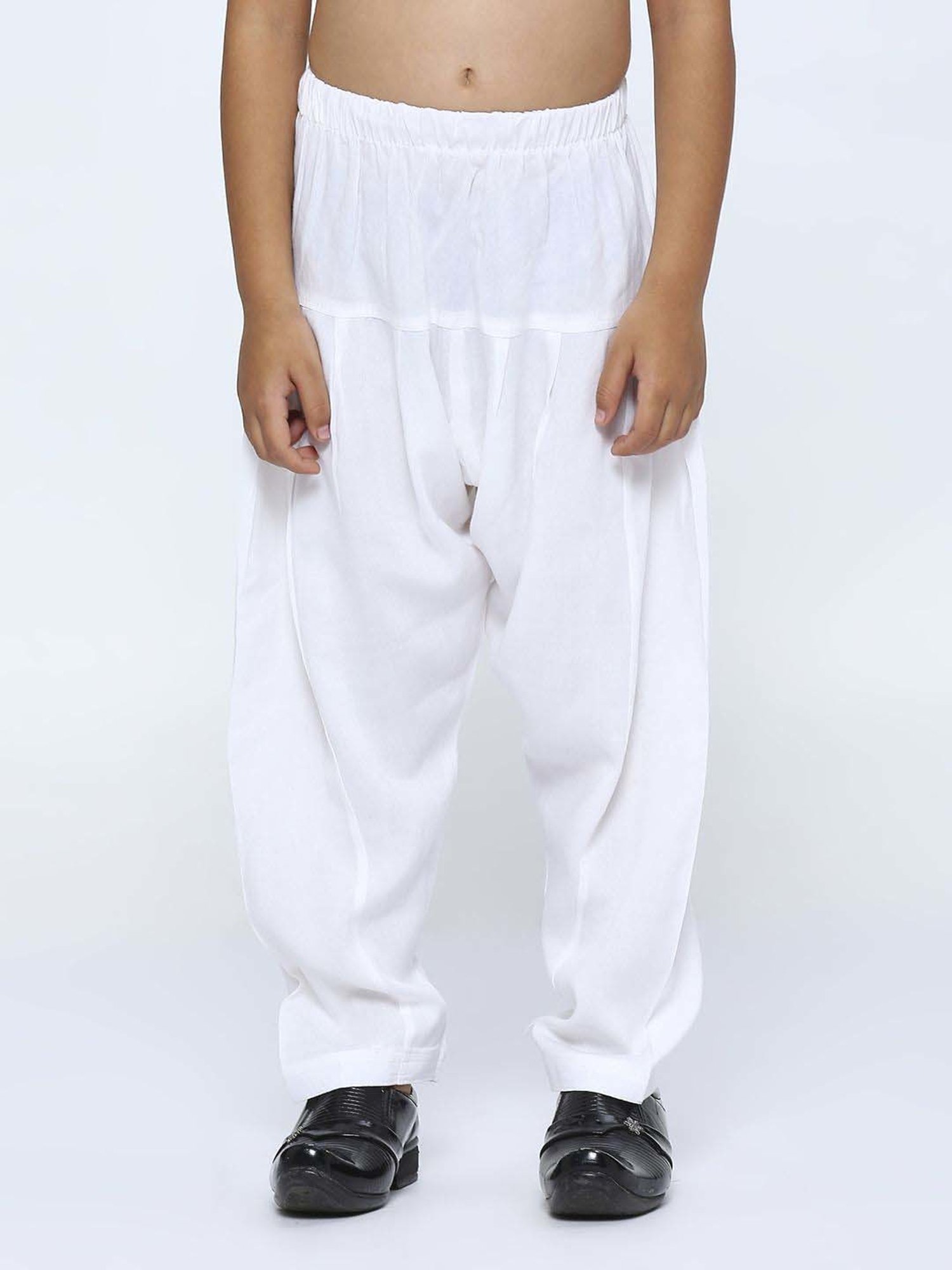 Kids Island Boys Blue & White Printed Full Sleeves Kurta Set