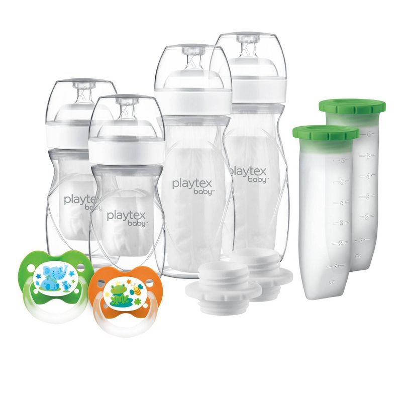 Playtex Nurser Liner/Silicone PODS Baby Bottle Gift Set