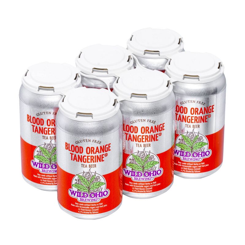 Wild Ohio Blood Orange Tangerine Tea Beer - 6pk/12 fl oz Cans