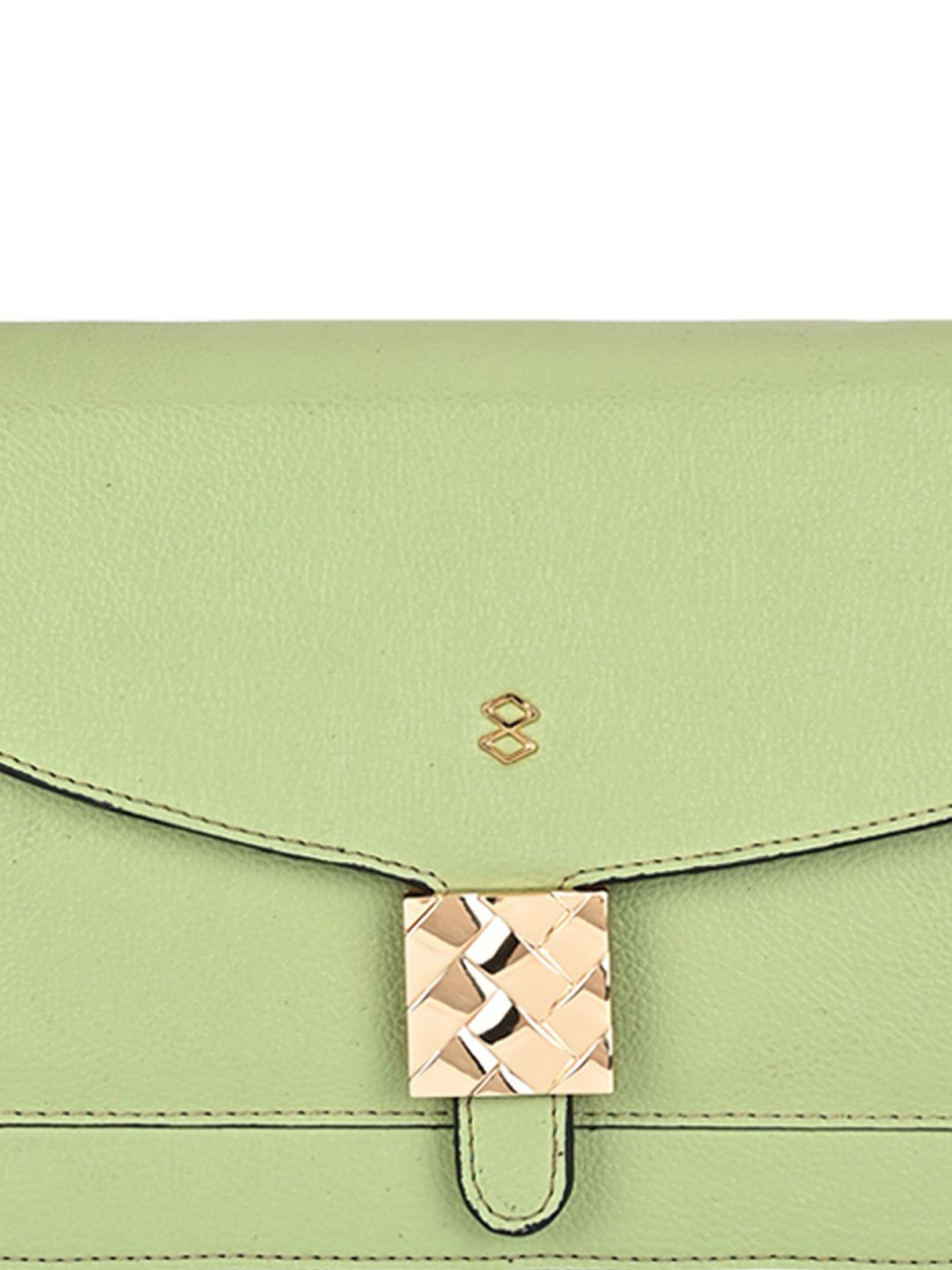 Horra Green Solid Shoulder Handbag