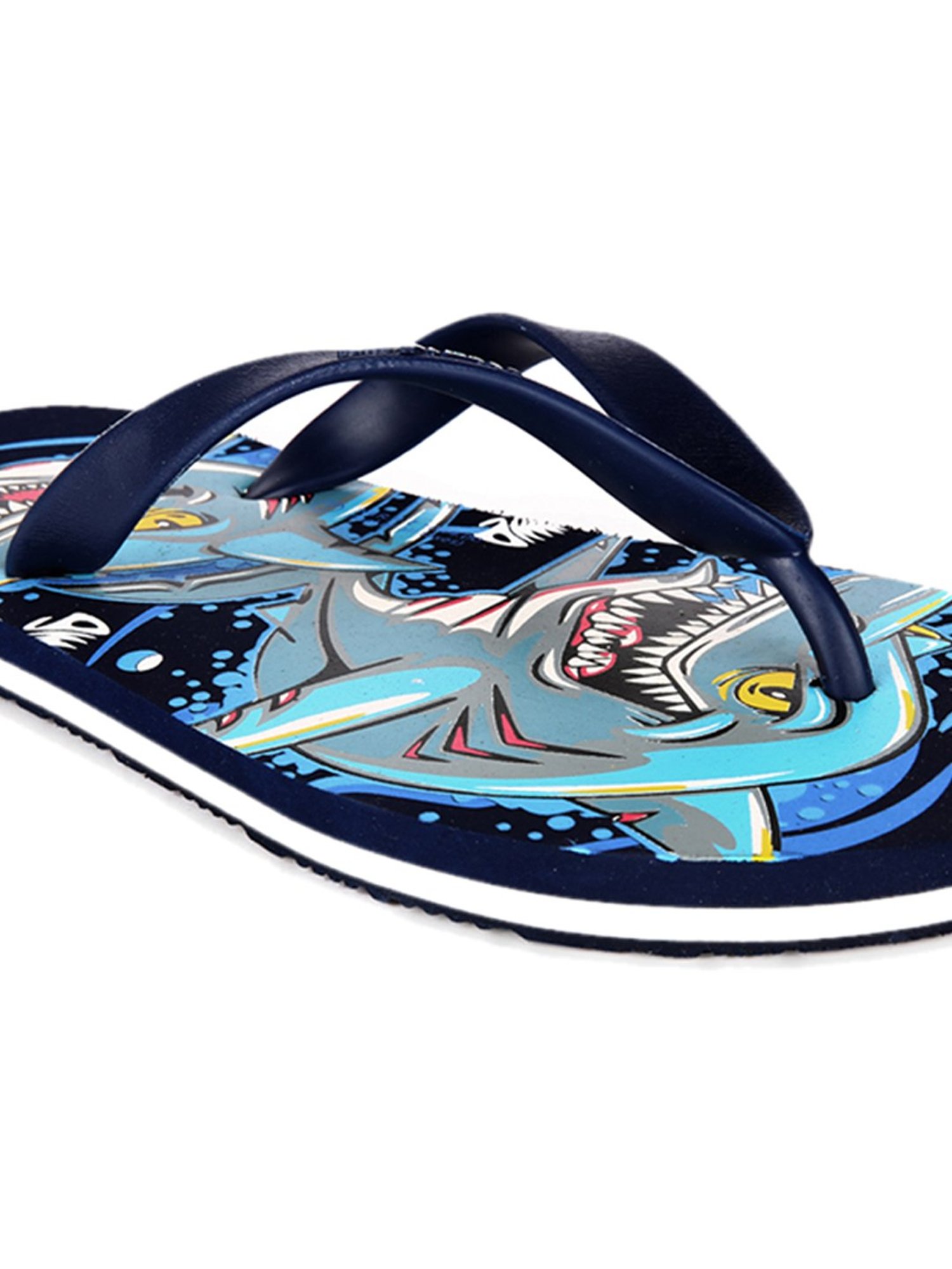 San Frissco Navy & White Flip Flops