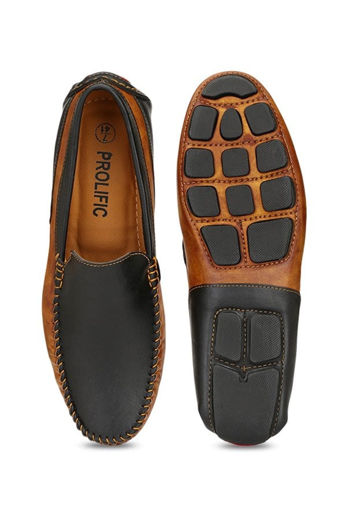 Prolific Black & Tan Loafers