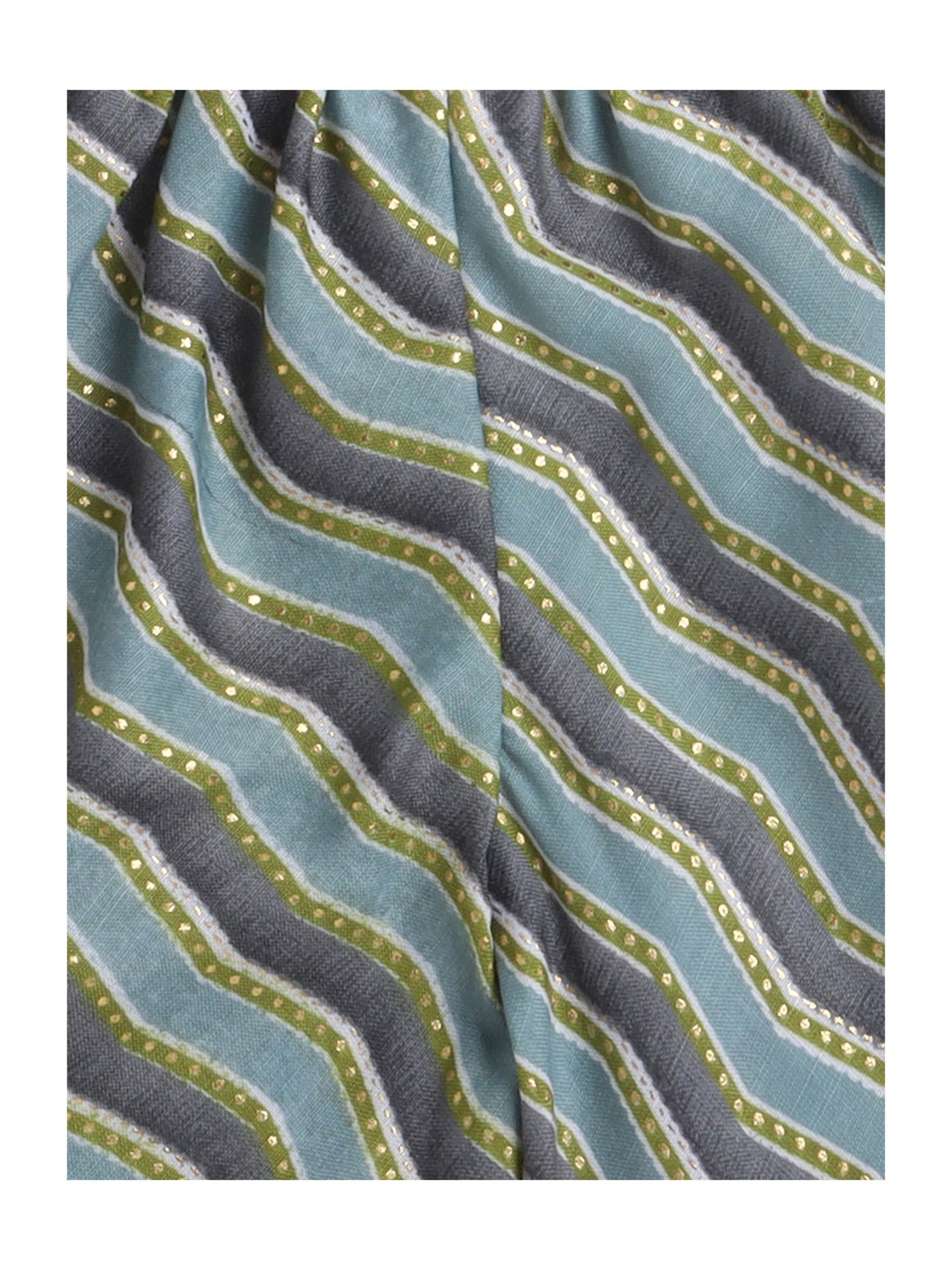 Many Frocks Kids White & Grey Embellished Top with Dhoti