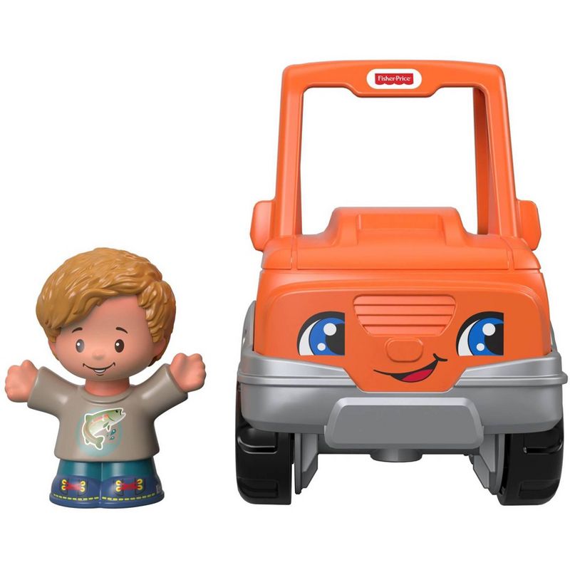 Fisher-Price Little People Help a Friend Pick Up Truck - Orange