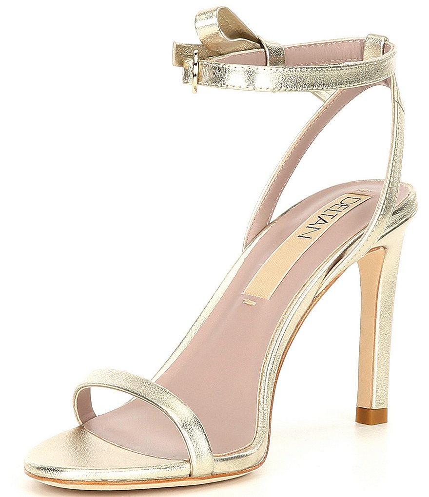 Deltan Miranda Ankle Bow Detail Dress Sandals