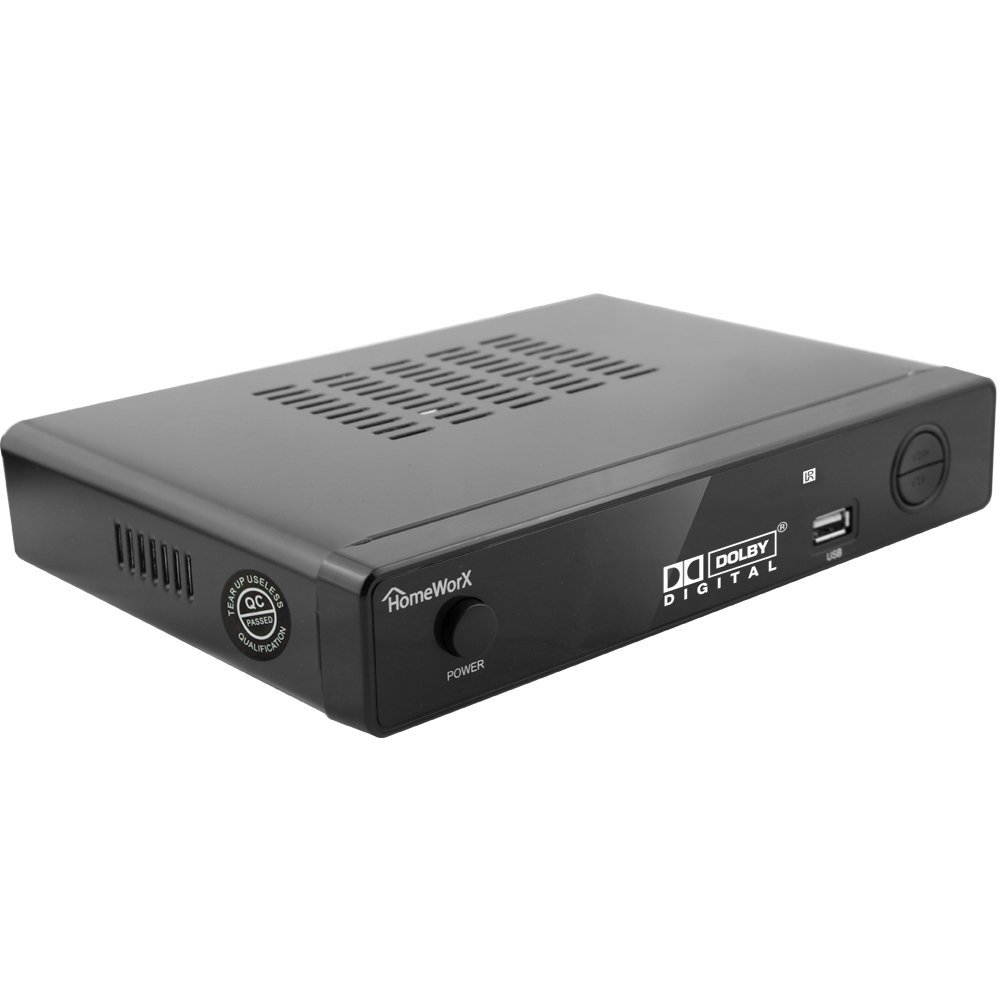 MEDIASONIC  HW-150PVR Homeworx ATSC Digital TV Converter Box w/ Media Player & Recording PVR Function (Black) - New