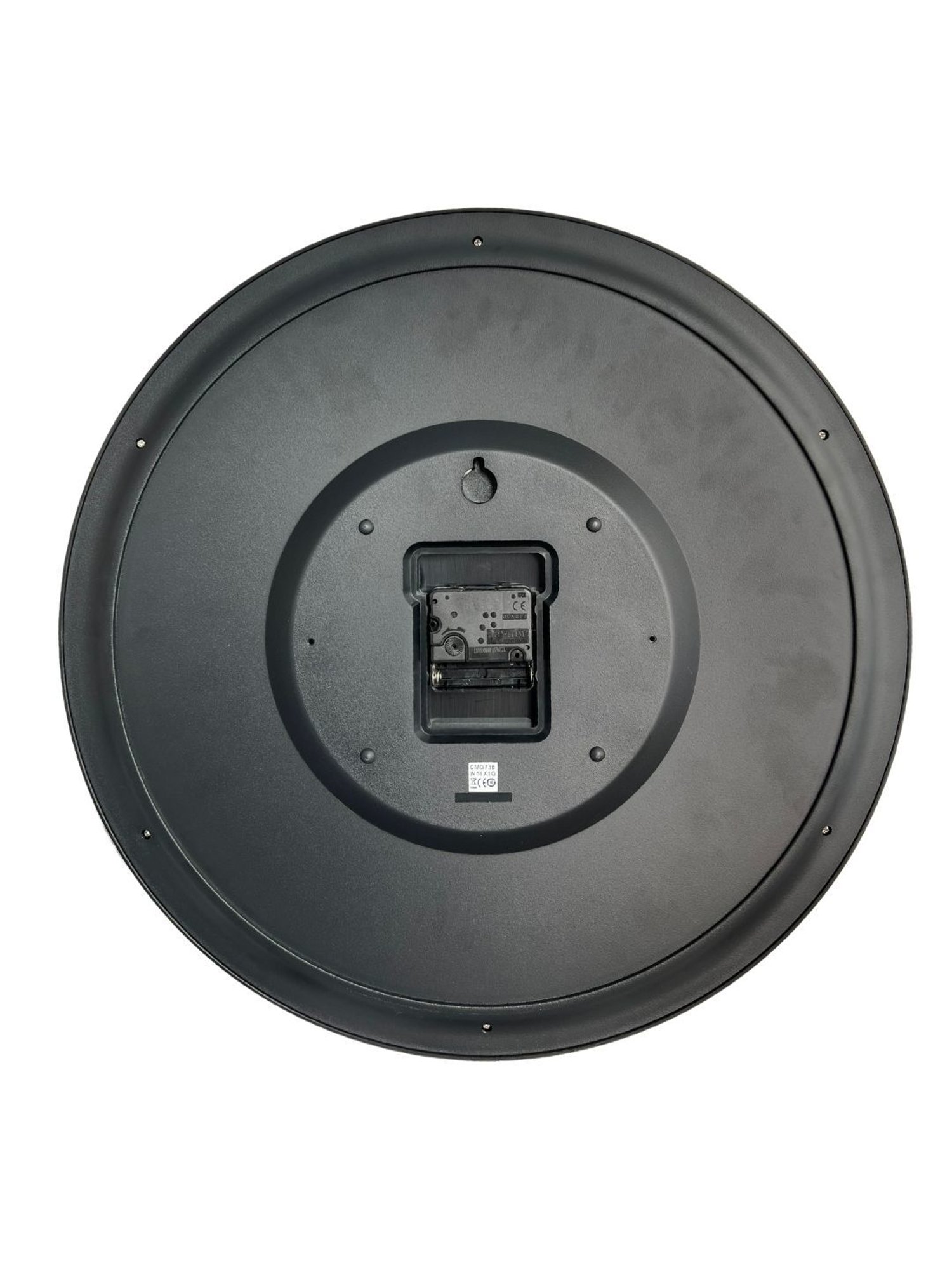 RHYTHM Elegant Round Brown Plastic Wall Clock