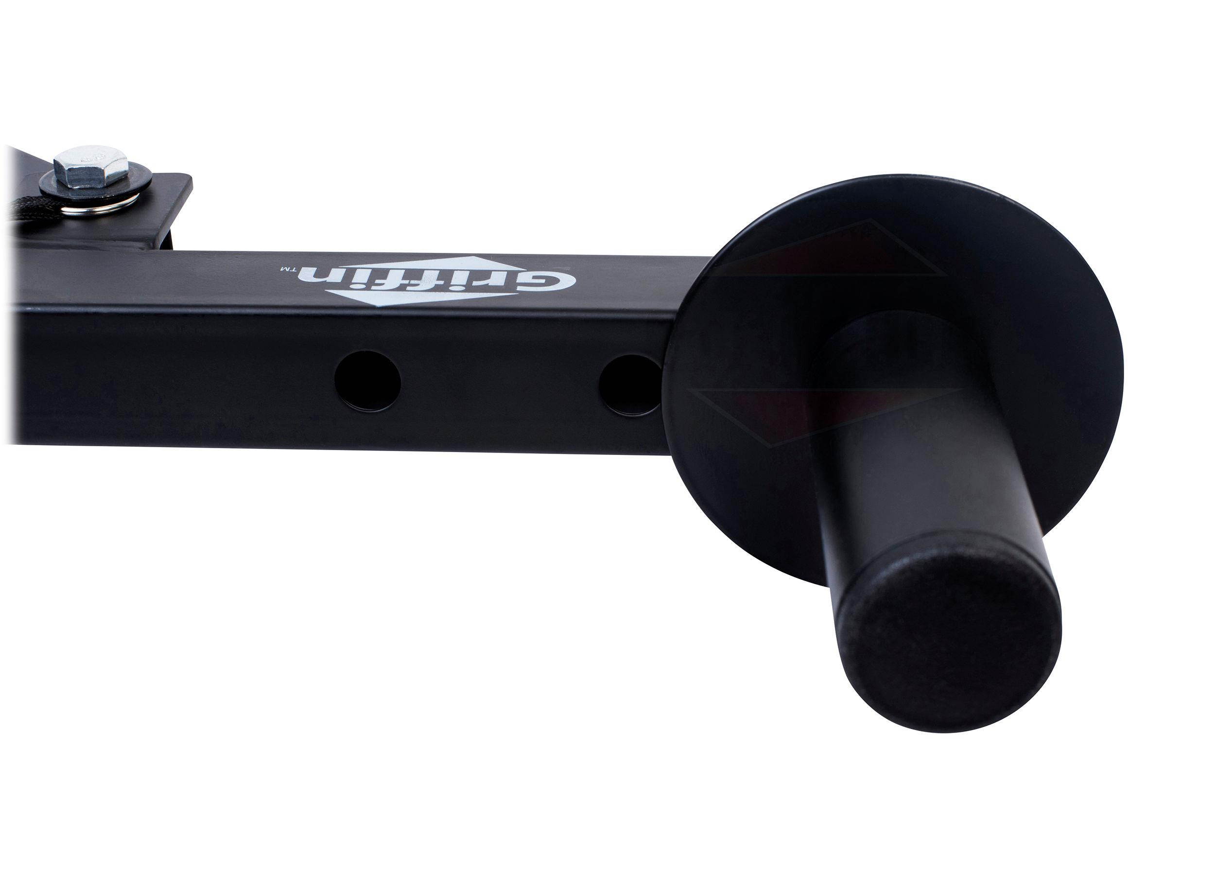 Premium PA Speakers Wall Mount Brackets By GRIFFIN | Set Of 2 All Steel Pro-Audio Speaker 35mm Pole Holder | Securing Locking Pin & 3 Horizontal Level Tilt Adjustments | On Stage Studio Monitor Stands