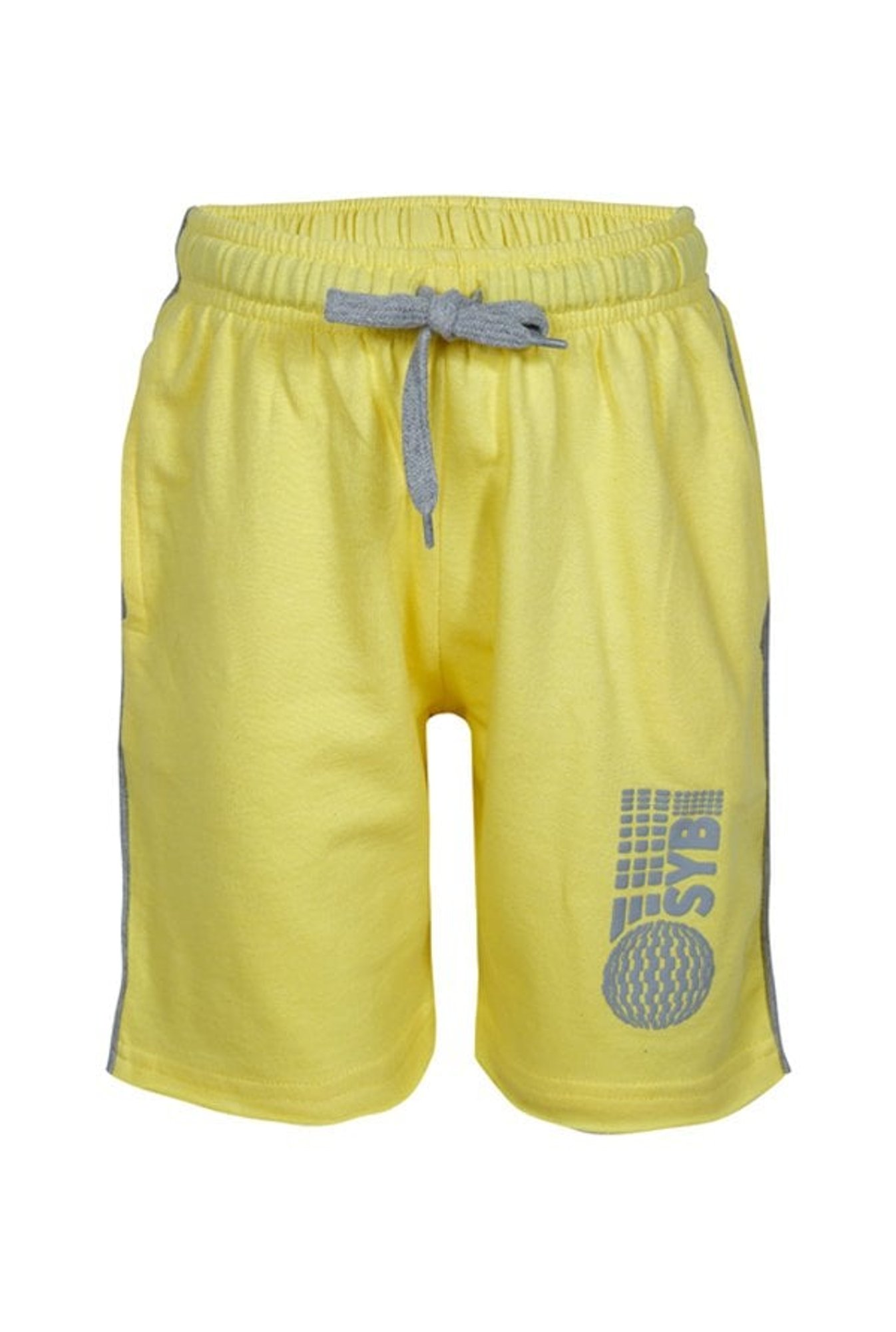 Superyoung Boys Yellow Solid Bermuda